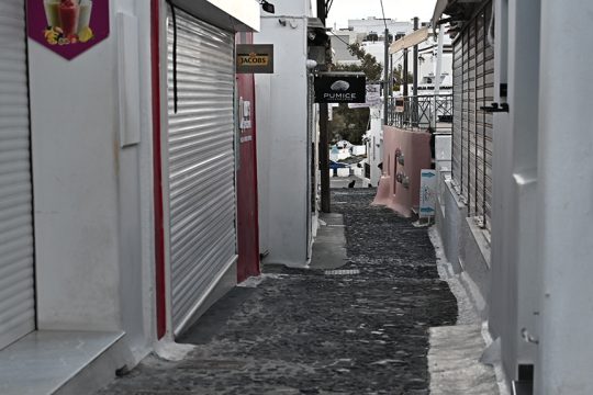 santorini seismos